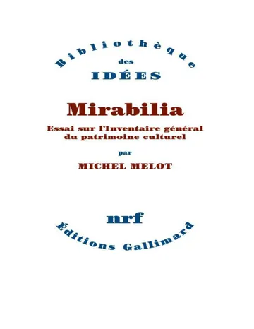 Mirabilia de Michel Melot, couverture du livre