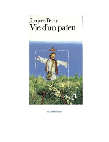 Vie d'un payen de Jacques perry, couverture du livre