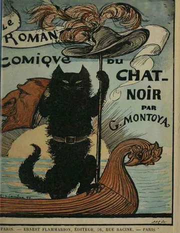 Le Roman Comique du Chat Noir de Gabriel Montoya, couverture du livre