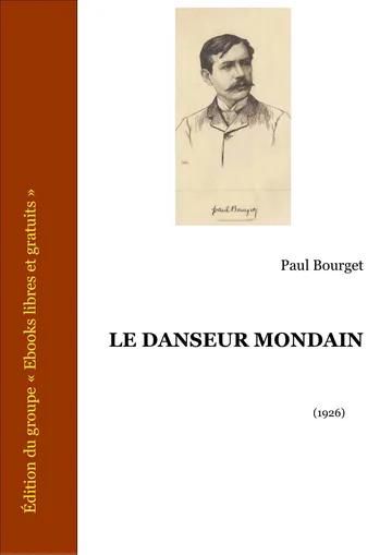 Le Danseur Mondain de Paul Bourget, couverture du livre