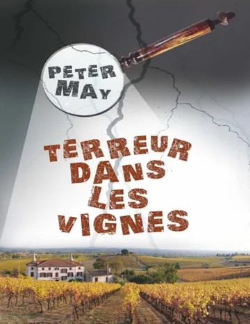 Terreur dans les vignes de Peter May, couverture du livre