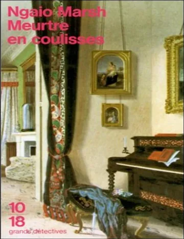 Meurtre en coulisses de Ngaio Marsh, couverture du livre