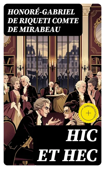 Hic et Hec d’Honoré-Gabriel de Riqueti, comte de Mirabeau, couverture du livre