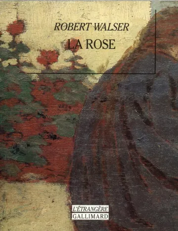 La rose de Robert Walser, couverture du livre