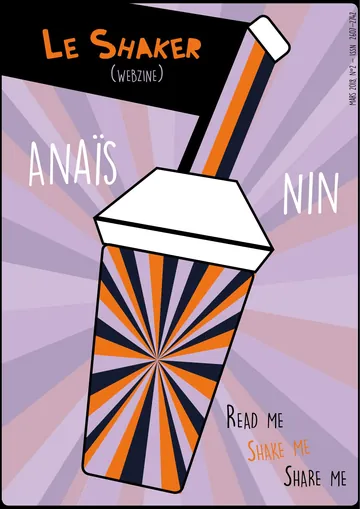Le Shaker, n°02 : Anaïs Nin de Justine Coffin, couverture du livre