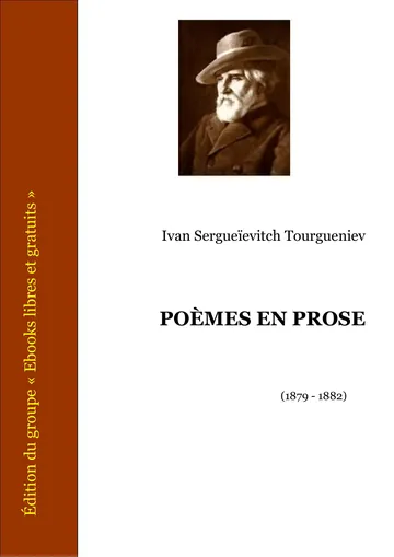 Poèmes En Prose d’Ivan Sergueïevitch Tourgueniev, couverture du livre