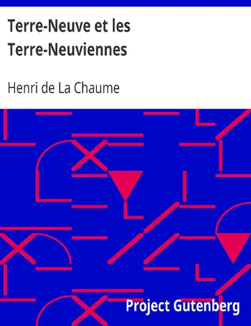Terre-Neuve et les Terre-Neuviennes d’Henri de La Chaume, couverture du livre