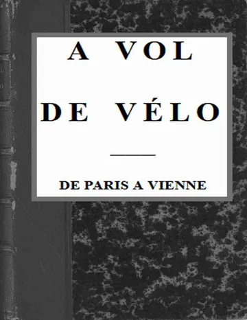 A vol de vélo d’Édouard de Perrodil, couverture du livre