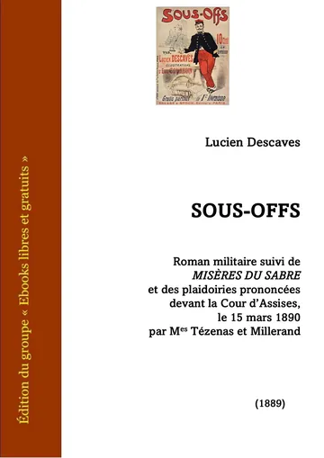 Sous-Offs de Lucien Descaves, couverture du livre
