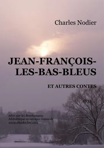 Jean-François-les-bas-bleus et autres Contes de Charles Nodier, couverture du livre