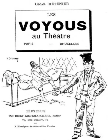 Les voyous au théâtre (Histoire de deux pièces) d’Oscar Méténier, couverture du livre