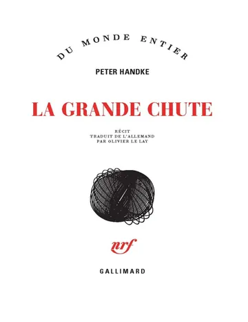 La Grande Chute de Peter Handke, couverture du livre