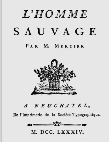 L'homme sauvage de Johann Gottlob Benjamin Pfeil, couverture du livre