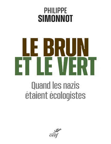 Le brun et le vert de Philippe Simonnot, couverture du livre