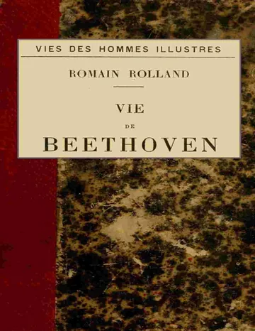 Vie de Beethoven de Romain Rolland, couverture du livre