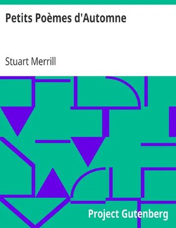 Petits Poèmes d'Automne de Stuart Merrill, couverture du livre