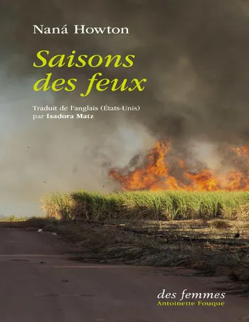 Saisons des feux de Naná Howton, couverture du livre