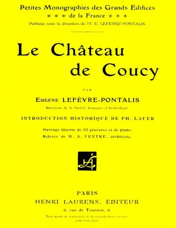 Le château de Coucy d’Eugène Amédée Lefèvre-Pontalis, couverture du livre