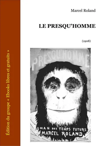 Le Presqu’homme de Marcel Roland, couverture du livre