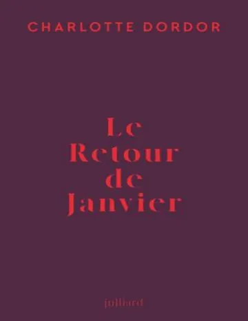 Le retour de janvier de Charlotte Dordor, couverture du livre