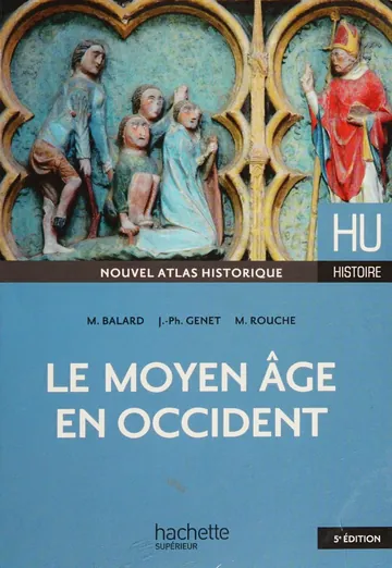 Le Moyen Âge en Occident de Michel Balard, couverture du livre