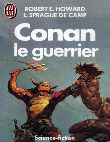Conan le guerrier de Robert Howard, couverture du livre