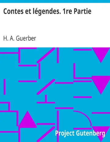 Contes et légendes. 1re Partie d’H. A. Guerber, couverture du livre