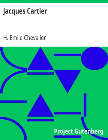 Jacques Cartier d’H. Emile Chevalier, couverture du livre