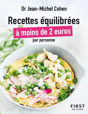Le Petit Livre des recettes équilibrées à moins de 2 euros de Jean-Michel COHEN, couverture du livre