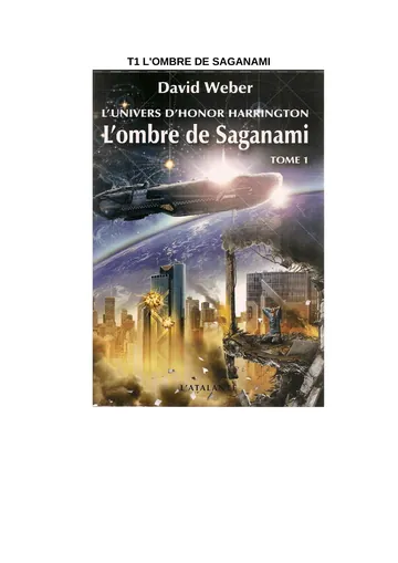 T1 L'ombre de saganami de JOSE, couverture du livre
