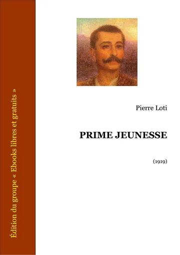 Prime jeunesse de Pierre Loti, couverture du livre