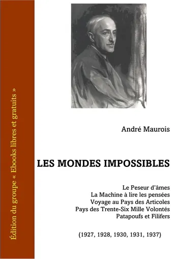 Les Mondes impossibles d’André Maurois, couverture du livre
