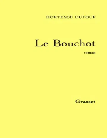 Le Bouchot d’Hortense Dufour, couverture du livre
