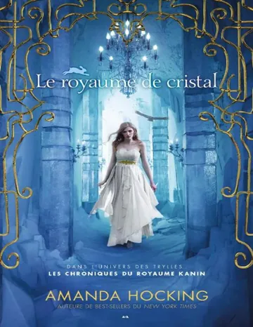 Le royaume de cristal d’Amanda Hocking, couverture du livre