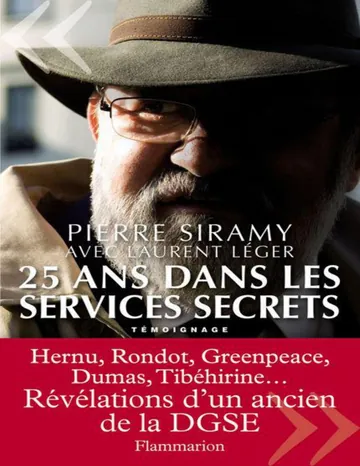 25 ans dans les services secrets de Pierre Siramy, couverture du livre