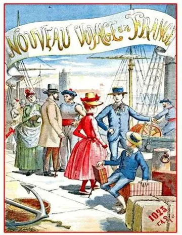 Nouveau voyage en France / Conversations familières, instructives et amusantes par un Papa d’Anonymous, couverture du livre