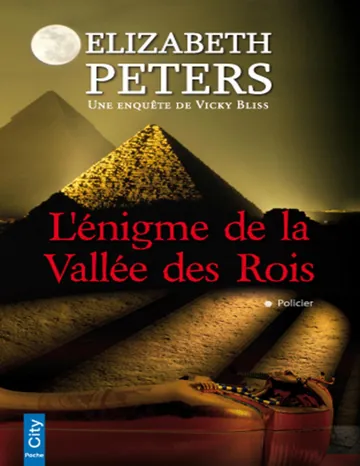 L'énigme de la vallée des rois d’Elizabeth Peters, couverture du livre