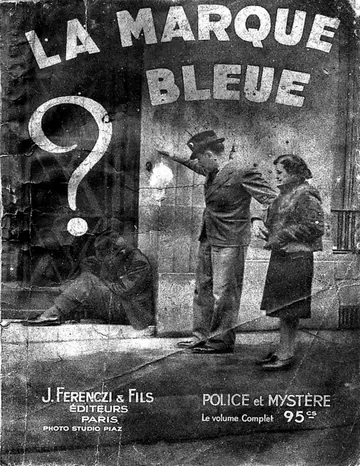 La Marque Bleue de Paul Dargens, couverture du livre