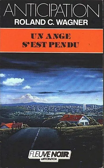 Un ange s'est pendu de Roland Charles Wagner, couverture du livre