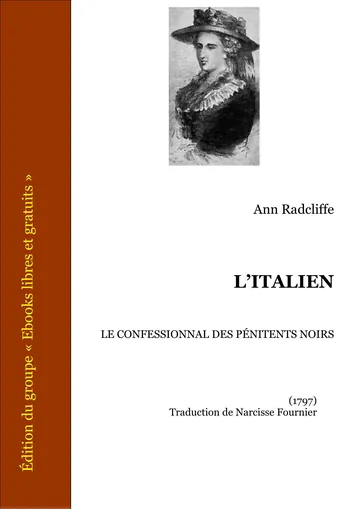 L’italien d’Ann Radcliffe, couverture du livre