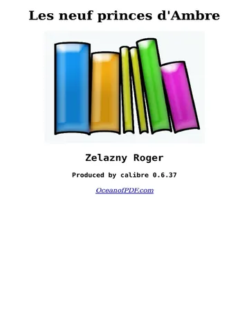 Les neuf princes d'Ambre de Zelazny Roger, couverture du livre