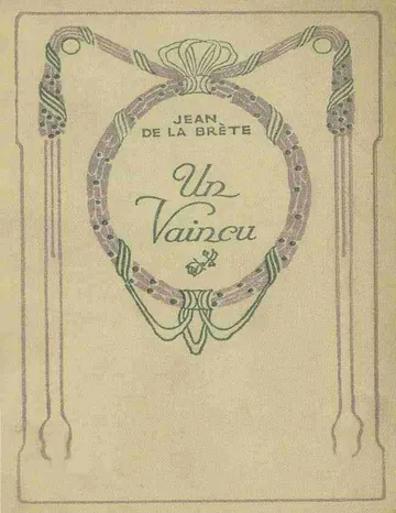 Un vaincu de Jean de La Brète, couverture du livre