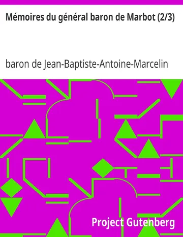 Mémoires du général baron de Marbot (2/3) de baron de Jean-Baptiste-Antoine-Marcelin Marbot, couverture du livre