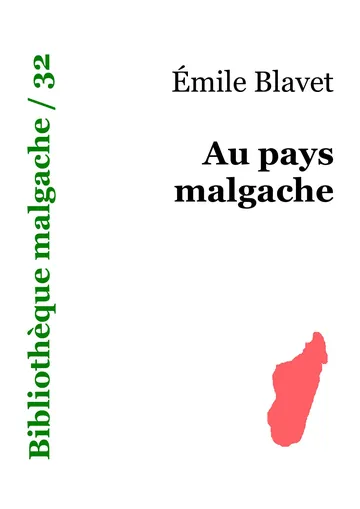 Au pays malgache d’Émile Blavet, couverture du livre