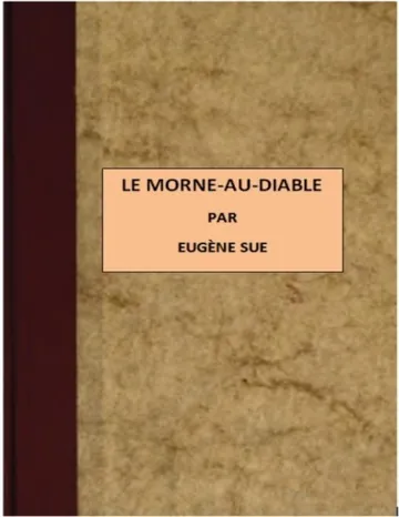Le morne au diable d’Eugène Sue, couverture du livre