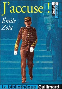 J'accuse...! d’Émile Zola, couverture du livre