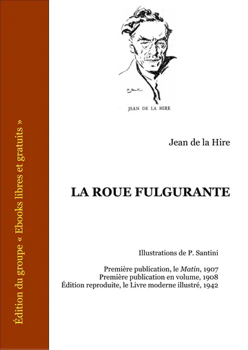La Roue Fulgurante de Jean de la Hire, couverture du livre