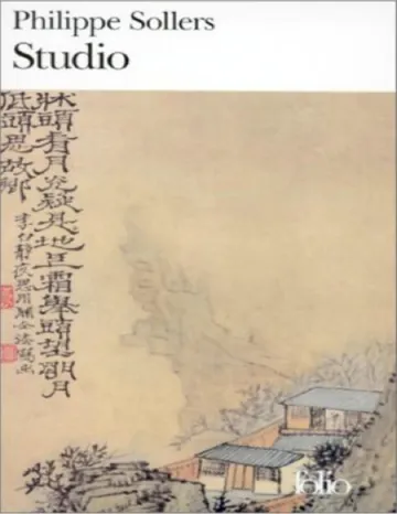 Studio de Philippe Sollers, couverture du livre