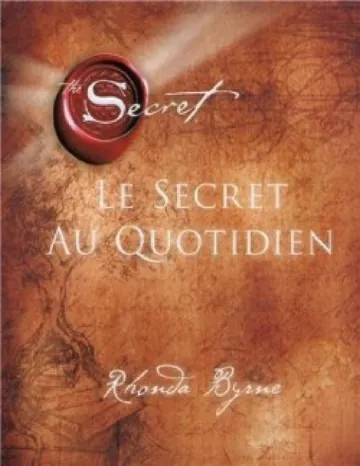 Le secret au quotidien de Rhonda Byrne, couverture du livre