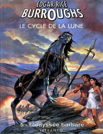 L'Odysée barbare d’Edgar Rice Burroughs, couverture du livre